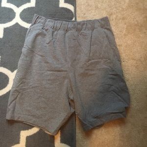 Grey lululemon sweatpants shorts